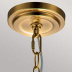 FE-TABBY-P-S-BB Tabby 1 Light Mini Pendant Burnished Brass