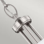 FE-VINTNER3 Vintner 3 Light Chandelier Satin Nickel