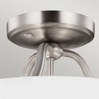 FE-VINTNER-SF Vintner 3 Light Semi-Flush Satin Nickel