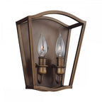 FE-YARMOUTH-2W Yarmouth 2 Light Wall Light Painted Aged Brass