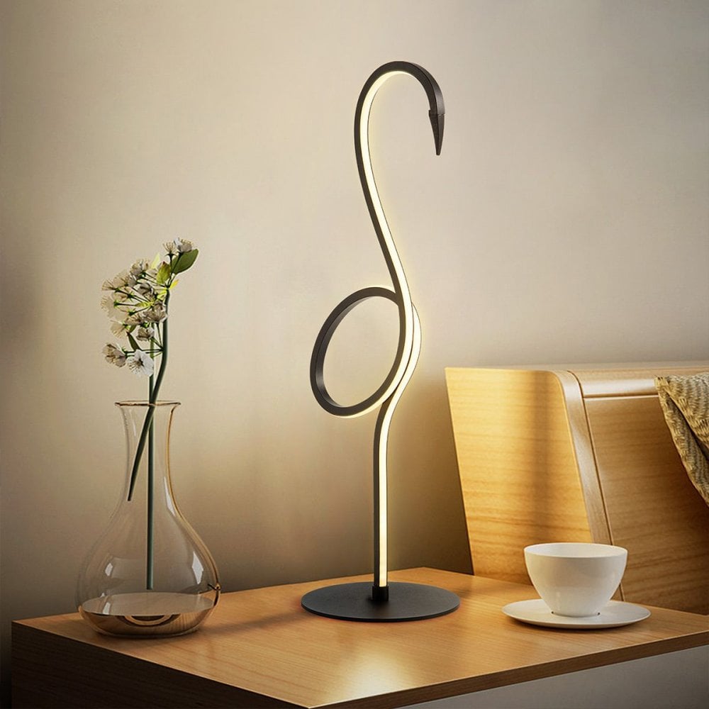 FLAMINGO-TL-BLK Flamingo LED Table Lamp - Black