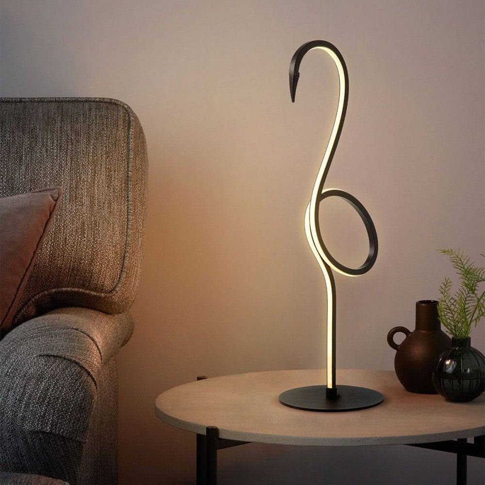 FLAMINGO-TL-BLK Flamingo LED Table Lamp - Black