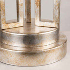 GN-LEMURIA-TL Lemuria 1 Light Table Lamp Distressed Gold, Ivory Shade