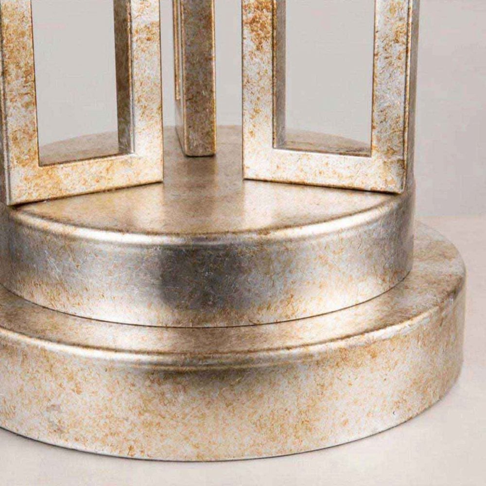 GN-LEMURIA-TL Lemuria 1 Light Table Lamp Distressed Gold, Ivory Shade