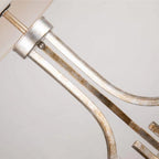 GN-LEMURIA-TL Lemuria 1 Light Table Lamp Distressed Gold, Ivory Shade