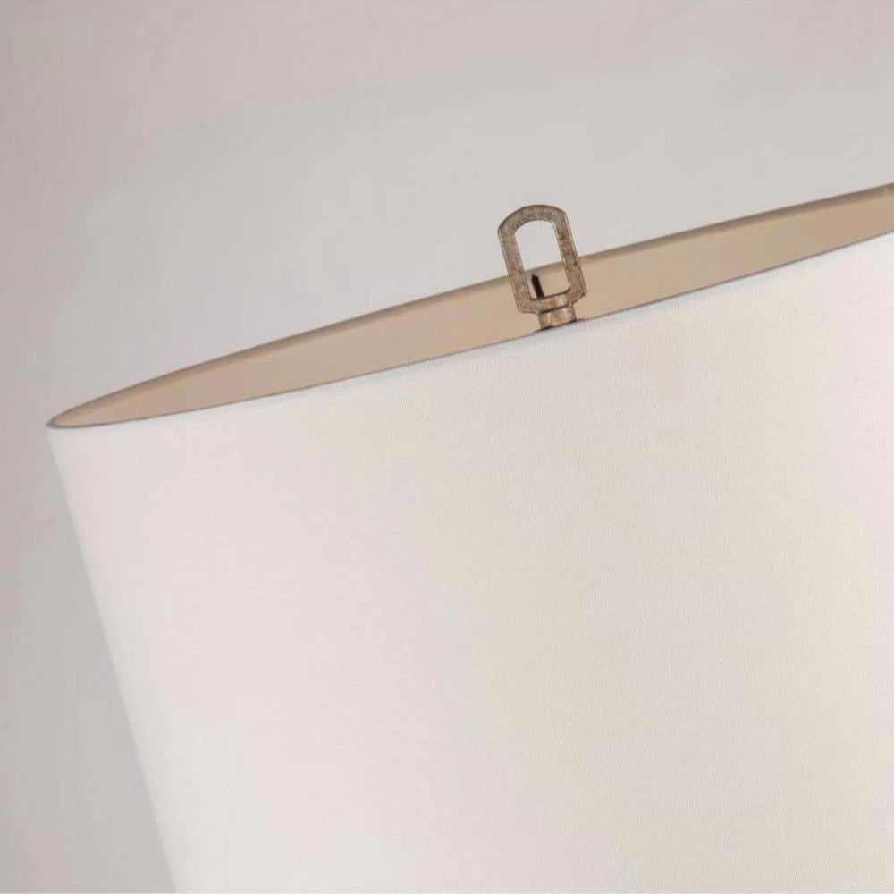 GN-LEMURIA-TL Lemuria 1 Light Table Lamp Distressed Gold, Ivory Shade