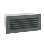 G-STAD-LVD-LED-G Grimstad LED Recessed Louvre Wall Light Graphite