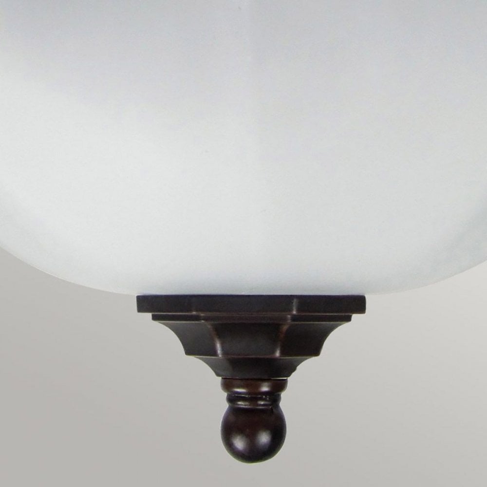GZH-FF12 Fairford 1 Light Flush Lantern Old Bronze