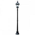 GZH-LB5 Ledbury 1 Light Lamp Post Black