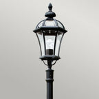 GZH-LB5 Ledbury 1 Light Lamp Post Black