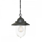 GZH-SDN8 Sandown 1 Light Chain Lantern Black