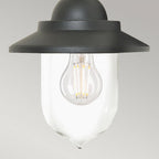 GZH-SDN8 Sandown 1 Light Chain Lantern Black
