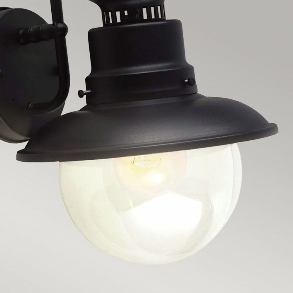 GZH-SHIP2 Shipston 1 Light Wall Lantern Black
