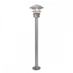 HELSINGOR-BOL-SL Helsingor 1 Light Bollard Lantern Silver
