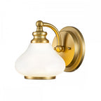 HK-AINSLEY1-BATH-BB Ainsley 1 Light Wall Light Brushed Brass