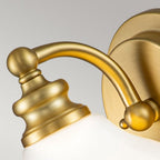 HK-AINSLEY1-BATH-BB Ainsley 1 Light Wall Light Brushed Brass