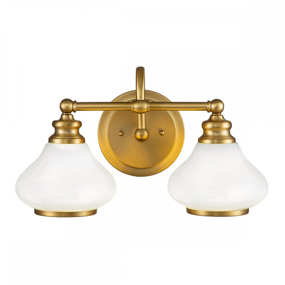 HK-AINSLEY2-BATH-BB Ainsley 2 Light Wall Light Brushed Brass