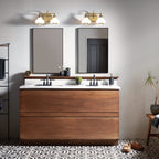 HK-AINSLEY2-BATH-BB Ainsley 2 Light Wall Light Brushed Brass