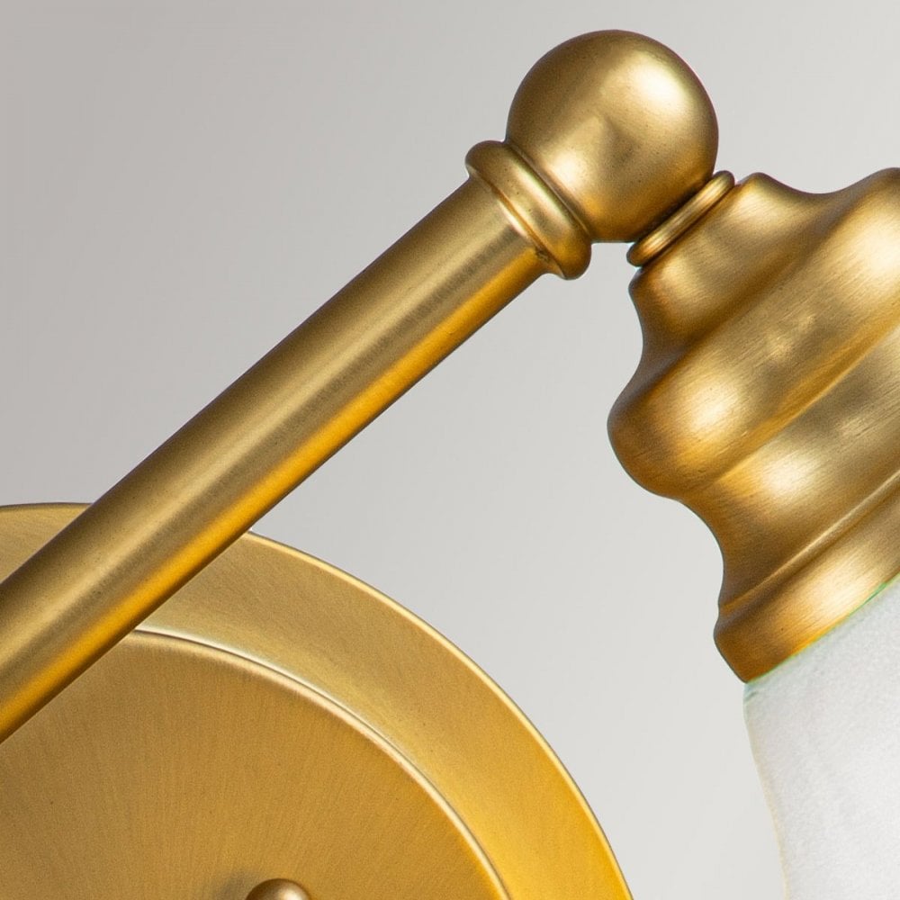 HK-AINSLEY2-BATH-BB Ainsley 2 Light Wall Light Brushed Brass