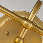 HK-AINSLEY2-BATH-BB Ainsley 2 Light Wall Light Brushed Brass