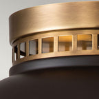 HK-AMELIA-F-M-RB Amelia 2lt Flush Light Buckeye Bronze/Restoration Bronze