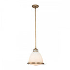 HK-AMELIA-P-M-HB Amelia 1 Light Medium Pendant Heritage Brass