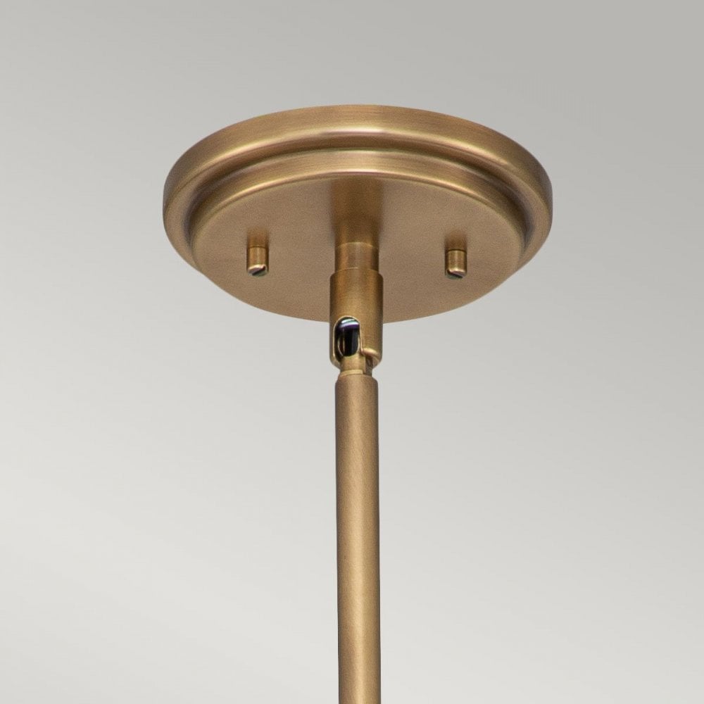 HK-AMELIA-P-M-HB Amelia 1 Light Medium Pendant Heritage Brass