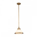 HK-AMELIA-P-S-HB Amelia 1 Light Mini Pendant Heritage Brass