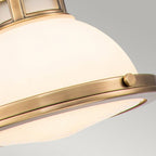 HK-AMELIA-P-S-HB Amelia 1 Light Mini Pendant Heritage Brass