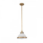 HK-AMELIA-P-S-HB Amelia 1 Light Mini Pendant Heritage Brass