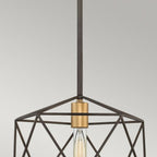 HK-ASTRID-MP Astrid Mini Pendant Matte Bronze and Deluxe Gold
