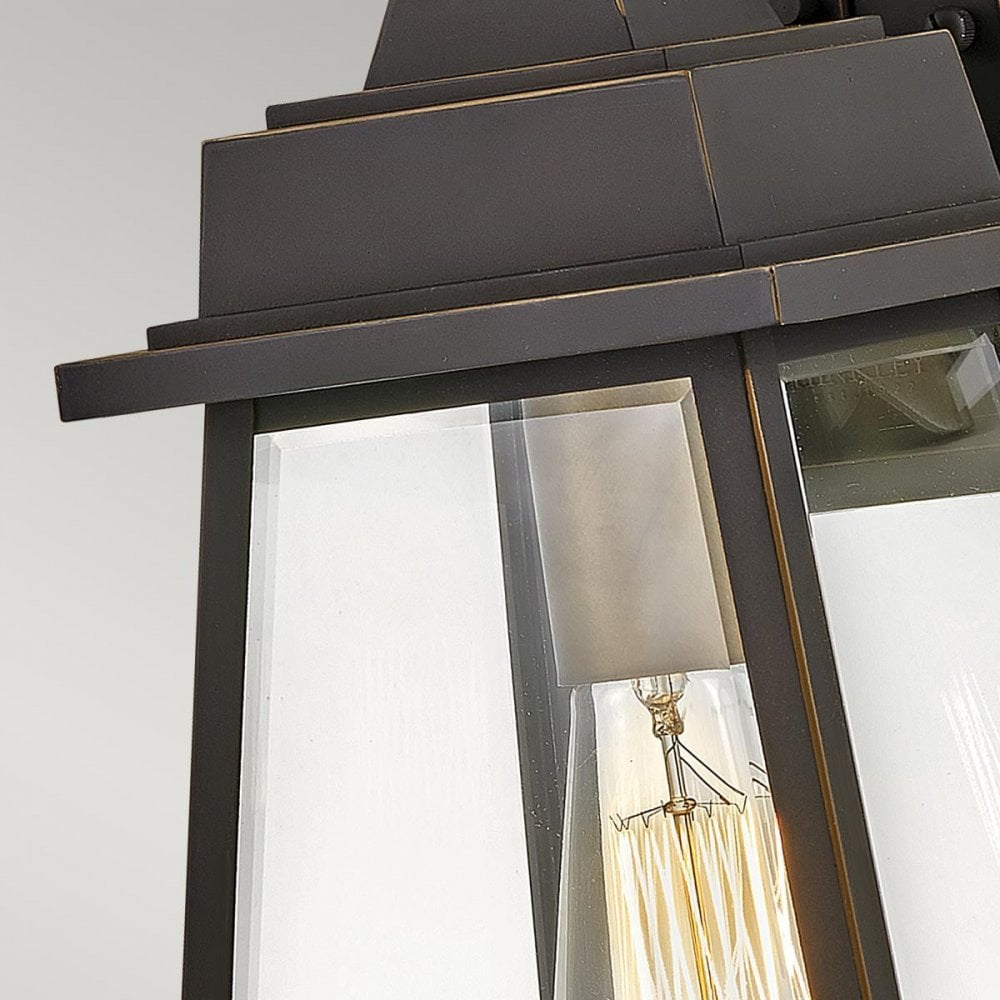 HK-BAINBRIDGE-M-OZ Bainbridge 1 Light Wall Lantern - Medium Oil Rubbed Bronze