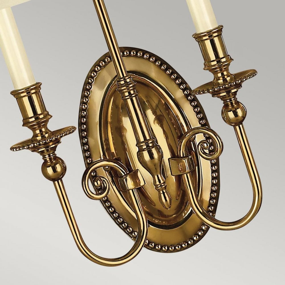 HK-CAMBRIDGE2-B Cambridge 2 Light Wall Light Burnished Brass