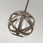 HK-CARSON-P Carson 1 Light Pendant Light Vintage Iron