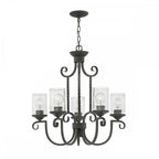 HK-CASA5 Casa 5 Light Chandelier Olde Black