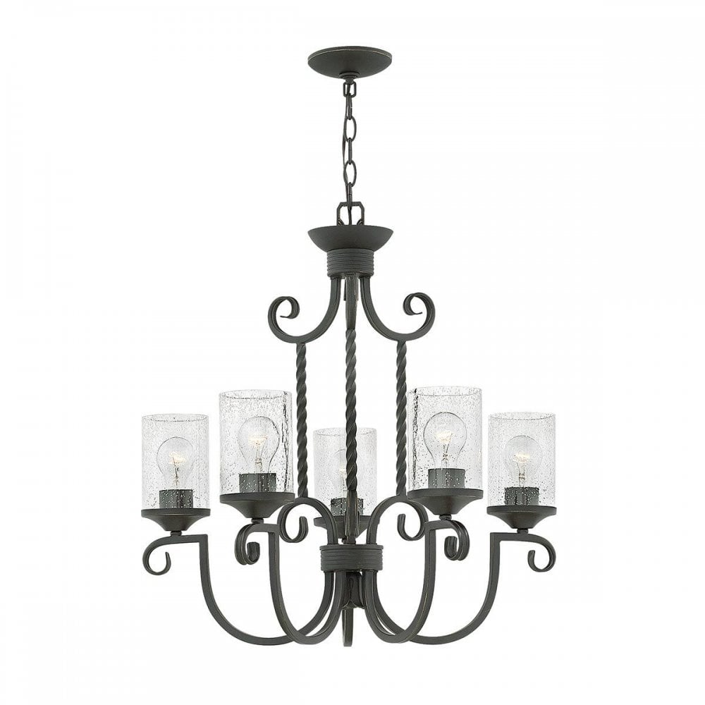 HK-CASA5 Casa 5 Light Chandelier Olde Black