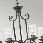 HK-CASA5 Casa 5 Light Chandelier Olde Black