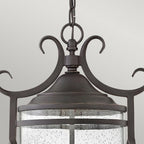 HK-CASA8 Casa 3 Light Chain Lantern Olde Black