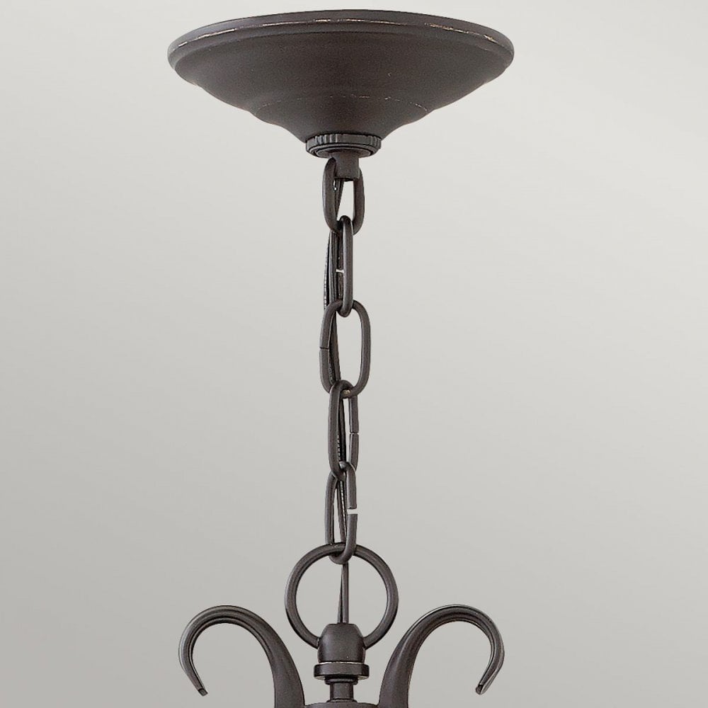 HK-CASA8 Casa 3 Light Chain Lantern Olde Black