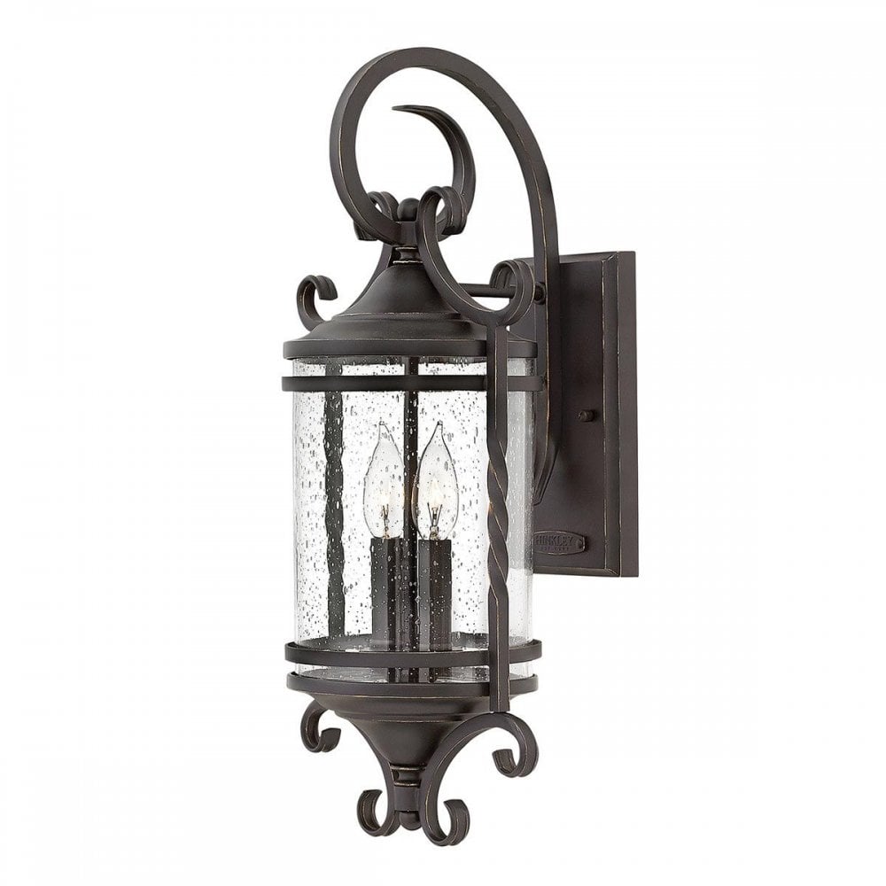 HK-CASA-M Casa 2 Light Wall Lantern Olde Black