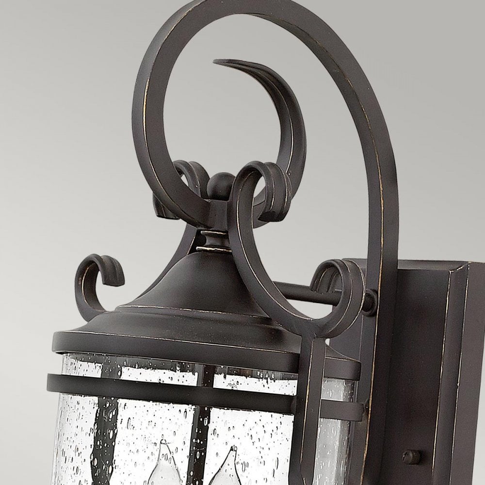 HK-CASA-M Casa 2 Light Wall Lantern Olde Black