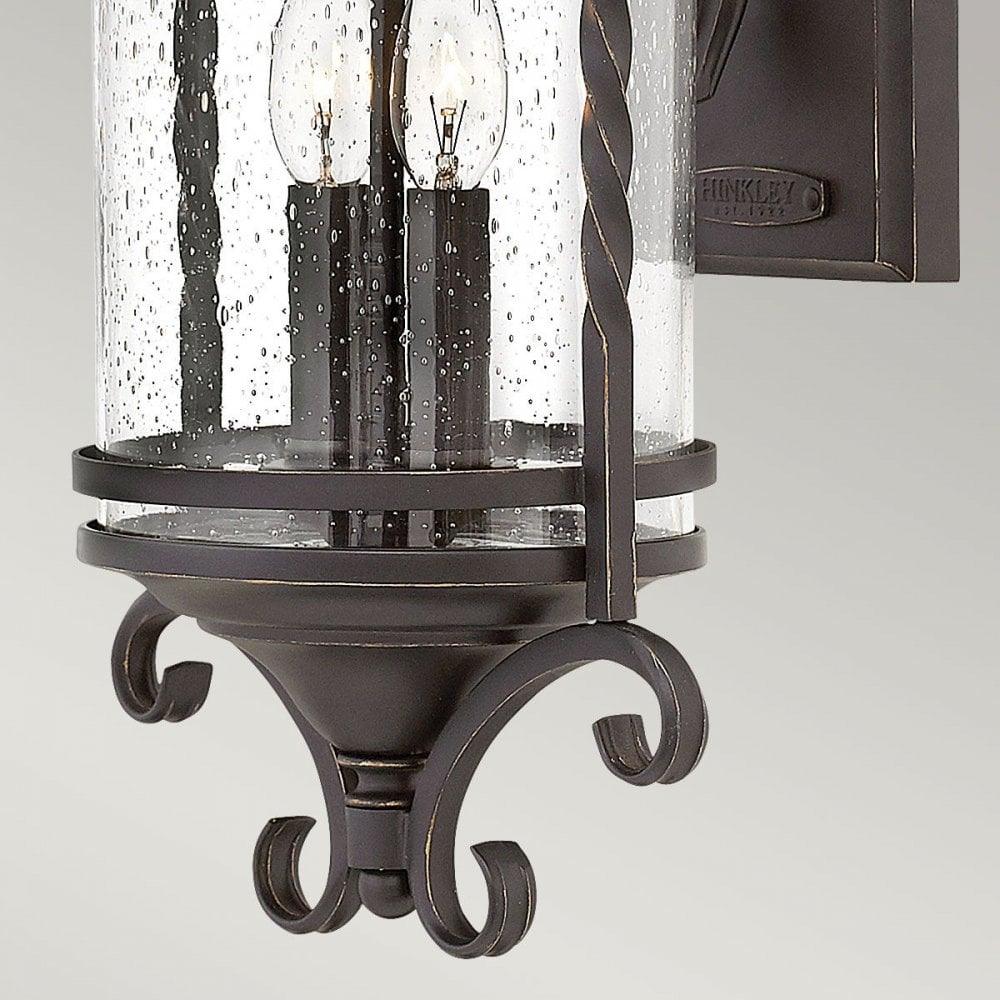 HK-CASA-M Casa 2 Light Wall Lantern Olde Black