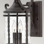 HK-CASA-M Casa 2 Light Wall Lantern Olde Black