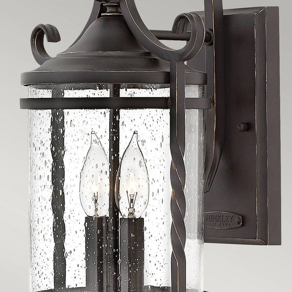 HK-CASA-M Casa 2 Light Wall Lantern Olde Black