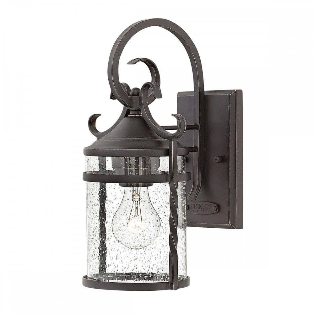 HK-CASA-S Casa 1 Light Wall Lantern Olde Black
