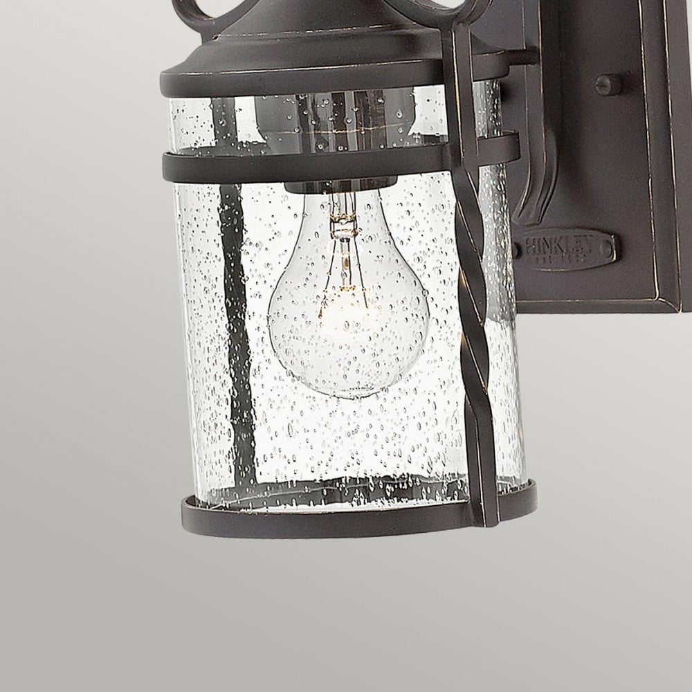 HK-CASA-S Casa 1 Light Wall Lantern Olde Black