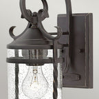 HK-CASA-S Casa 1 Light Wall Lantern Olde Black
