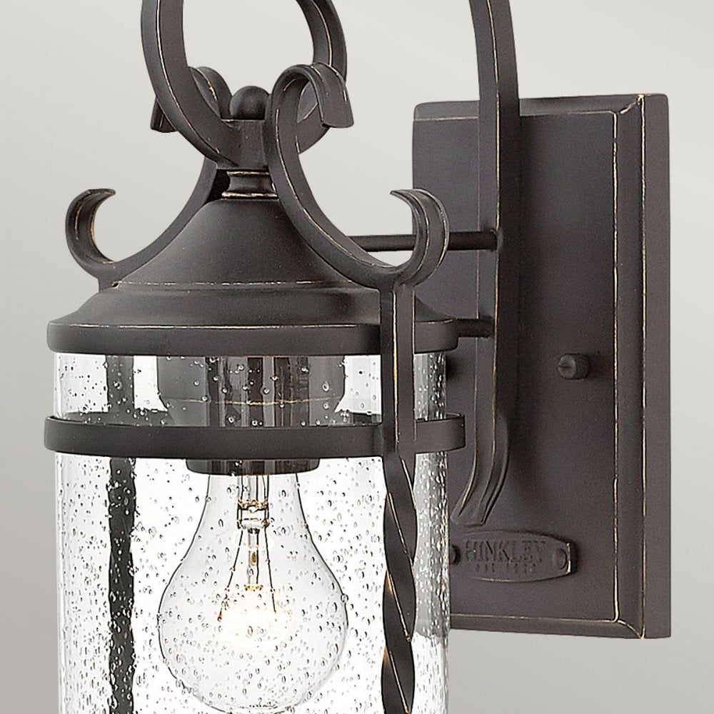 HK-CASA-S Casa 1 Light Wall Lantern Olde Black