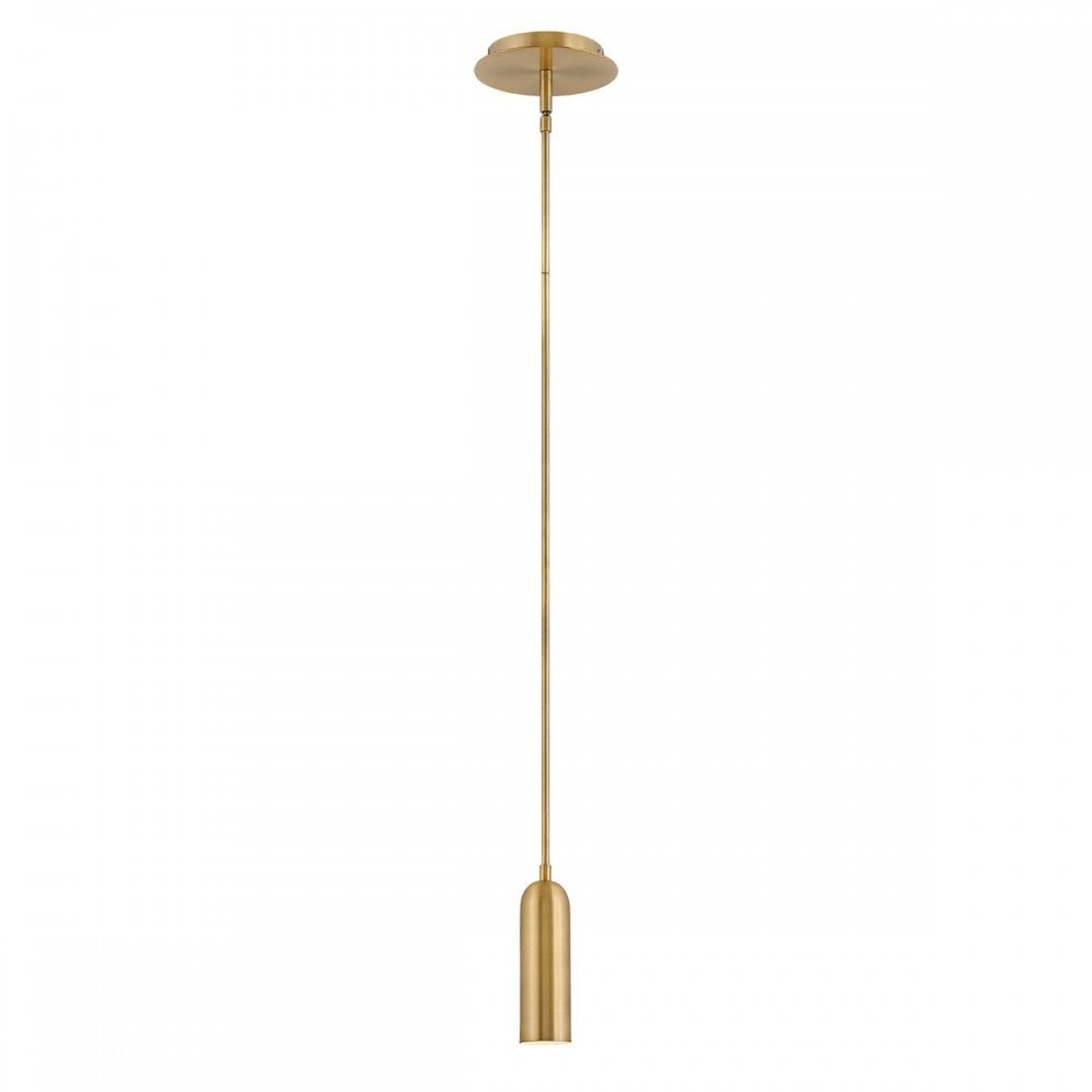 HK-DAX-MP-HB Dax LED Mini Pendant - Heritage Brass