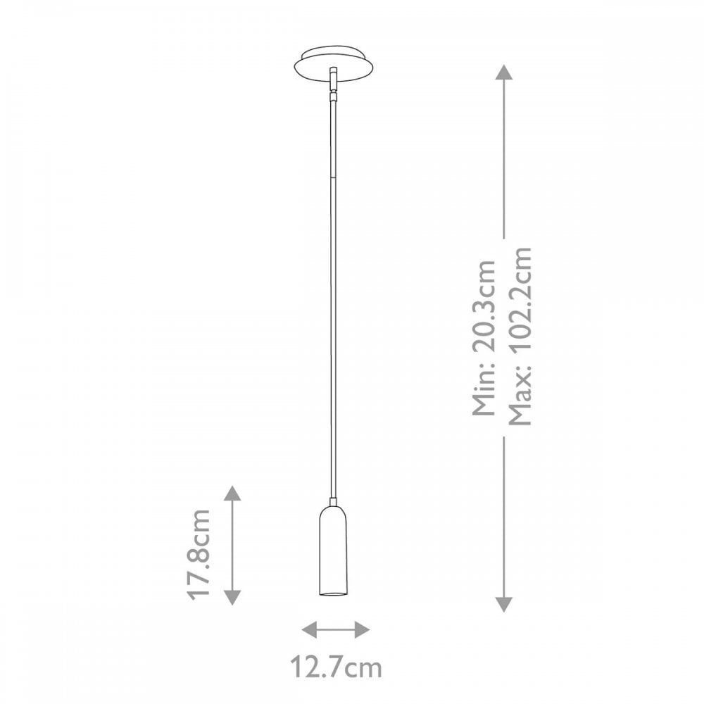 HK-DAX-MP-HB Dax LED Mini Pendant - Heritage Brass